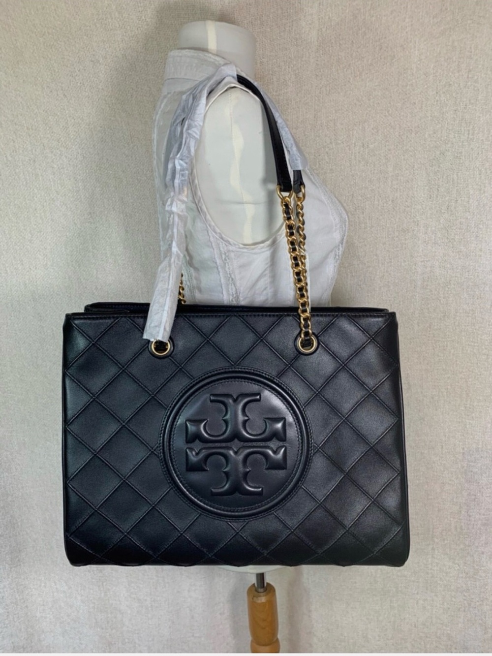 Authentic Tory burch women large tote bag